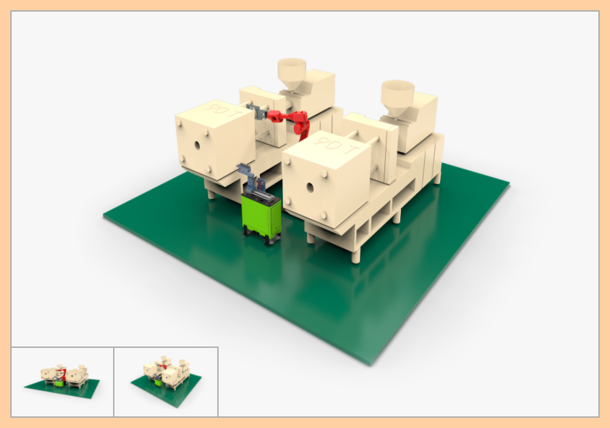 0805機器人牙刷一出八埋入包膠項目 - 0805 ROBOT TOOTHBRUSH ONE OUT EIGHT EMBEDDING GLUE PROJECT