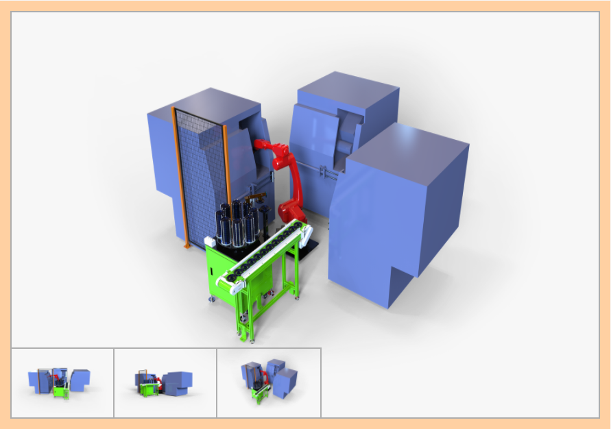 1510機器人CNC上下料項目 - 1510 ROBOT CNC LOADING AND UNLOADING PROJECT