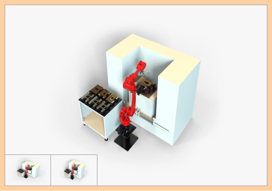1820機器人CNC上下料項目 - 1820 ROBOT CNC LOADING AND UNLOADING PROJECT